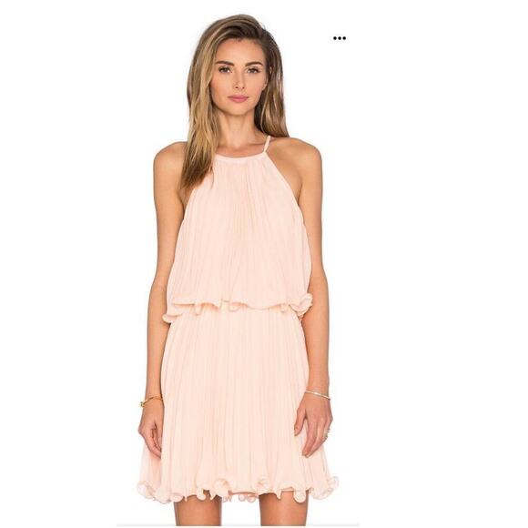 Anthropologie ENDLESS ROSE  Woman  Ariana Pleated Double Layer Dress, Si… - Picture 1 of 11
